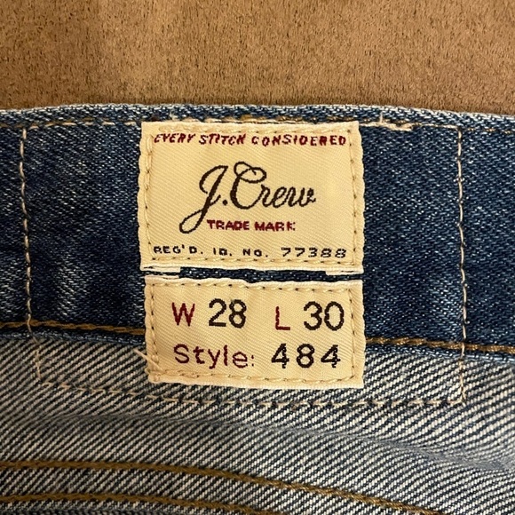 28x30 Men’s J. Crew 484 Stretch Jeans - Picture 5 of 6